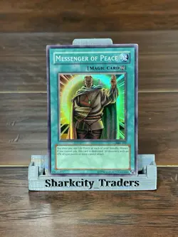 Yugioh! Messenger of Peace MRL-102 1st Edition Magic Ruler Super Rare Yu-Gi-Oh! - Image 1