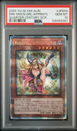 YuGiOh PSA10 Dark Magician Girl 25th Secret Rare Magician’s Disciple QC - Image 1