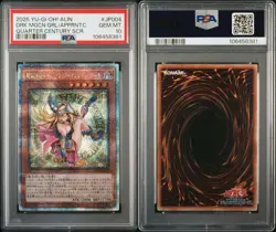 YuGiOh PSA10 Dark Magician Girl 25th Secret Rare Magician’s Disciple QC - Image 3