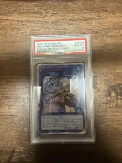 YuGiOh PSA10 Aussa the Earth Charmer 20th Secret Rare KONAMI Japan - Image 1