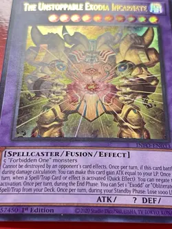 3x The Unstoppable Exodia Incarnate | INFO-EN033 | Ultra Rare | 1st Ed | YuGiOh! - Image 2