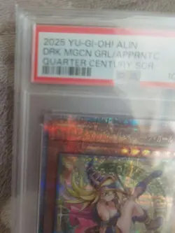 YuGiOh PSA10 Magician’s Disciple Dark Magician Girl 25th Secret Rare Card - Image 2