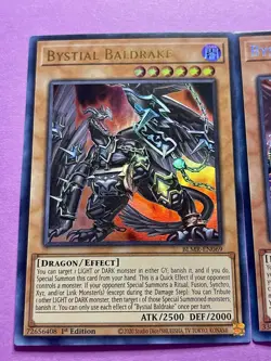 2x Bystial Baldrake + Bystial Magnamhut | MP | 1st Editions | YuGiOh! - Image 3
