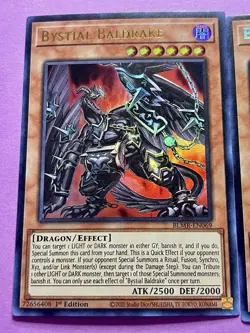 2x Bystial Baldrake + Bystial Magnamhut | MP | 1st Editions | YuGiOh! - Image 3