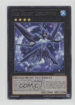 Ice Beast Zerofyne Unlimited YuGiOh Lord of the Tachyon Galaxy #LTGY-EN049 n1u - Image 1