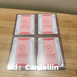 2025 Gundam Card Game Chinese Resource Tokens RP Promo Holofoil set of 4 pcs - Image 2