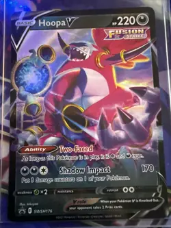 Hoopa V SWSH176 Ultra Rare Pokemon Black Star Promo - NM/M TCG Card - Image 2