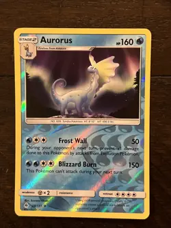AURORUS REVERSE HOLO FORBIDDEN LIGHT 28/131 NM Pokemon Card TCG - Image 1