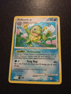 💦Politoed Holo Rare Pokemon TCG Card 12/146 Legends Awakened 2008 - Image 1