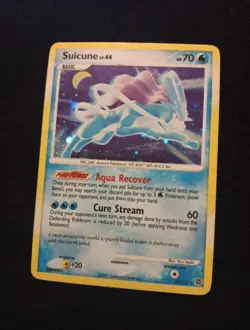Pokemon TCG Suicune Holo Rare Card Secret Wonders 19/132 - Image 1