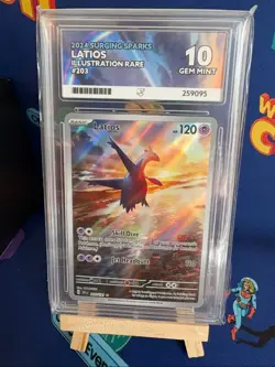 ACE 10 Latios #203/191 Illustration Card Pokemon TCG Graded 10 ACE - Image 1