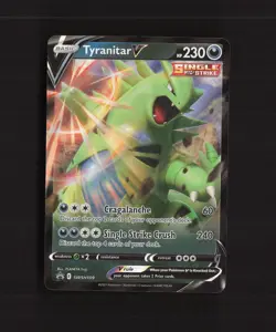 Tyranitar V SWSH109 Sword & Shield Black Star Promo Holo Pokemon Card NM - Image 1