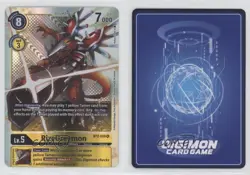 2021 Digimon Card Game - Release Special Ver 15 Rare Rize (Alt Art) Greymon gl9 - Image 3