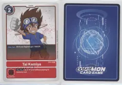 2021 Digimon Card Game - Starter Deck Gaia Red Rare Tai Kamiya #ST1-12 0ka3 - Image 3