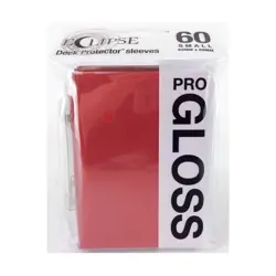 Ultra Pro Small Card Sleeves Pro-Gloss Eclipse - Small, Apple Red (60) New - Image 1