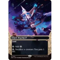 High Market (018) (borderless) X4 M/NM MTG Edge Of Eternities: Stellar Sights - Image 1