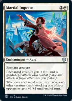 Martial Impetus - Light Play MTG Commander 2021 Strixhaven - Image 1