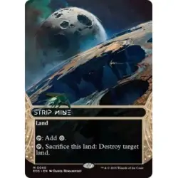Strip Mine (040) (borderless) M/NM Magic MTG Edge Of Eternities: Stellar Sights - Image 1