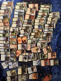 Magic The Gathering Bulk 150+ Cards Common Uncommon Rares and Foils MTG - Image 1