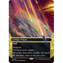 LOTUS FIELD (023) (BORDERLESS) X4 Edge Of Eternities: Stellar Sights Magic MTG - Image 1