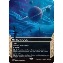 MIRRORPOOL (027) (BORDERLESS) X4 Edge Of Eternities: Stellar Sights Magic MTG - Image 1