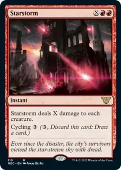 Starstorm - Medium Play MTG Commander: Kamigawa: Neon Dynasty - Image 1