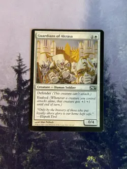 🎉 Minor Miscut - Guardians Of Akrasa - MTG Magic the Gathering Oddity Error - Image 1