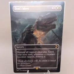 Don't Move - Borderless English The Lost Caverns of Ixalan Comma MTG - Image 1