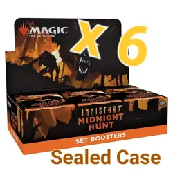 MTG Magic Innistrad: Midnight Hunt SET Booster Box CASE (6 Set Boxes) SEALED! - Image 1