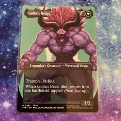 Vincent Valentine // Galian Beast (REGULAR) x1 - MTG Final Fantasy FIN #383 - Image 2