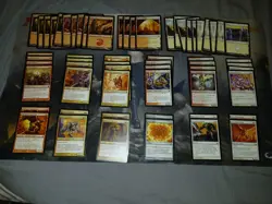MTG Custom Duel Decks BG Vs RW Ravnica City Of Guilds Battle Box 120 Cards - Image 3
