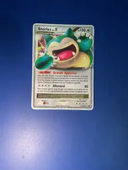 Carta Pokemon SNORLAX Lv.X 111/111 Rising Rivals Holo rare Ita EXC - Image 1