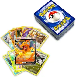 50+ Official Pokemon Cards Collection with 5 Foils in Any Combination and at Lea - Image 1