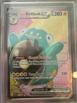 2025 POKEMON SVP EN-SV BLACK STAR PROMO #194 IONO'S BELLIBOLT EX PSA 9 MINT - Image 2