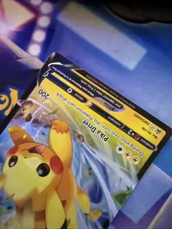 Pokemon TCG Pikachu V SWSH285 SWSH Holo Black Star Promo - Image 3