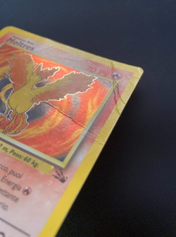 Pokemon Card Moltres Holo 1a EDIZIONE 12/62 Fossil ITA italiano played PL - Image 5