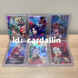 2025 Gundam Card Game Chinese Resource Tokens RP Promo Holofoil set of 6 pcs - Image 1