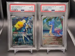 PSA 10 Misty's Psyduck Lapras AR Set 071/063 072/063 Pokemon Card Japanese TCG - Image 1