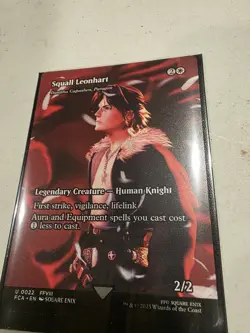 MTG Squall Leonhart (Full Art ) English Final Fantasy Regular - Image 2