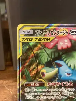 Pokemon Card Venusaur & Snivy GX 066/064 SM11a Tag Team SR Japanese 2019 - Image 3