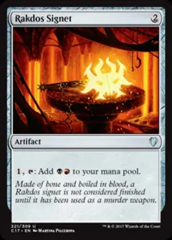 Rakdos Signet - Light Play MTG Commander 2017 - Image 1