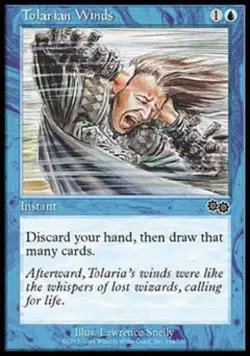 Tolarian Winds - Medium Play MTG Urza's Saga - Image 1