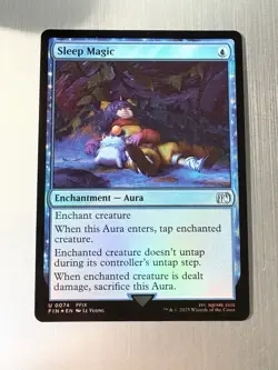 Sleep Magic - 74 - Magic: Final Fantasy MTG - Uncommon - FOIL - Image 1