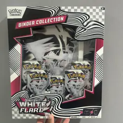 Pokemon TCG: Scarlet & Violet 10.5 White Flare Binder Collection Box - IN HAND!! - Image 1