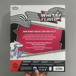 Pokemon TCG: Scarlet & Violet 10.5 White Flare Binder Collection Box - IN HAND!! - Image 2