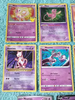 MEW & MEWTWO BUNDLE OF POKEMON CARDS - Image 2