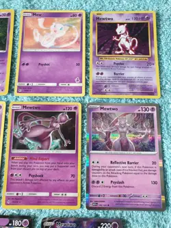 MEW & MEWTWO BUNDLE OF POKEMON CARDS - Image 3