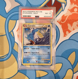 Gyarados - 2010 Pokemon HG & SS #4 - Holo - PSA 8 - Image 1