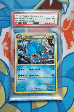 Gyarados - 2010 Pokemon Heart Gold Soul Silver HG & SS #30 Gyrados Deck - PSA 8 - Image 1