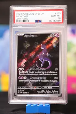 PSA 10 Mewtwo 183 Sv2a: Pokemon Card 151 Holo (Japanese) - Image 1